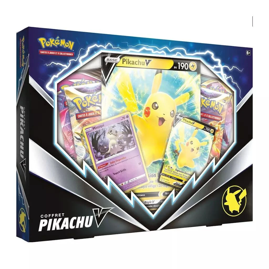 POKEMON Cartes Pokémon JCC - Coffret Pikachu -V FR 3 POKEMON Cartes Pokémon JCC - Coffret Pikachu -V FR
