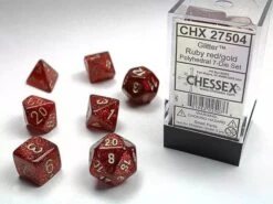 CHESSEX - Set De 7 Dés - GLITTER