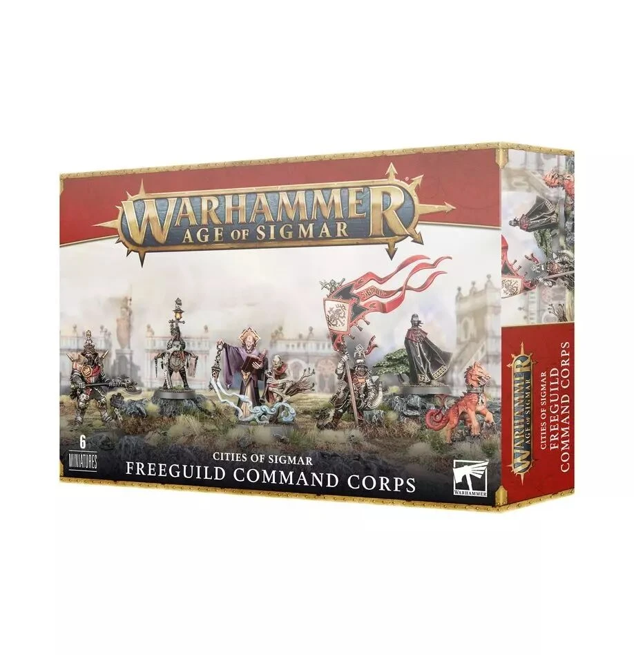 Cities Of Sigmar - Corps De Commandement Des Guildes Franches (FREEGUILD COMMAND CORPS) - Warhammer Age Of Sigmar 3 Cities Of Sigmar - Corps De Commandement Des Guildes Franches (FREEGUILD COMMAND CORPS) - Warhammer Age Of Sigmar