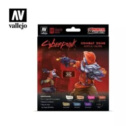 Vallejo Cyberpunk Red Set-combat Zone