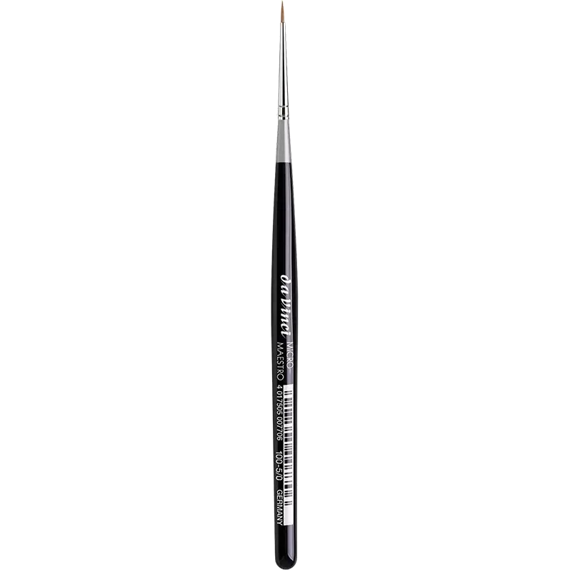 Da Vinci - Pinceau Martre Rouge Kolinsky MICRO MAESTRO - Série 100 3 Da Vinci - Pinceau Martre Rouge Kolinsky MICRO MAESTRO - Série 100