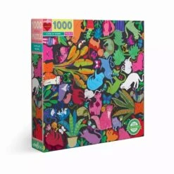 Eeboo - Puzzle 1000 Pièces - Cats At Work - Ecoresponsable
