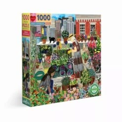Eeboo - Puzzle 1000 Pièces - Urban Gardening - Ecoresponsable