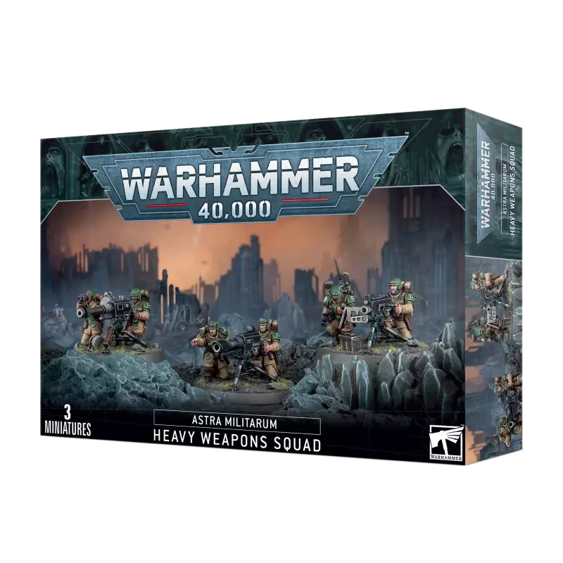 Astra Militarum : Escouade D'Armes Lourdes - Warhammer 40k 3 Astra Militarum : Escouade D'Armes Lourdes - Warhammer 40k