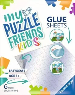 Ravensburger Feuilles Adhésives Pour Puzzles En Carton - 6 Feuilles 21,5 X 18 Cm