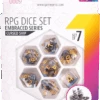 Gamegenic - Set De 7 Dés JDR - Cursed Ship - Embraced Series -Périphériques De Jeu Soldes gamegenic set de 7 des jdr cursed ship embraced series p image 47987 grande