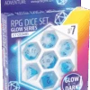 Gamegenic - Set De 7 Dés JDR - Glow Series - Icy Crumbs -Périphériques De Jeu Soldes gamegenic set de 7 des jdr glow series icy crumbs p image 51970 grande