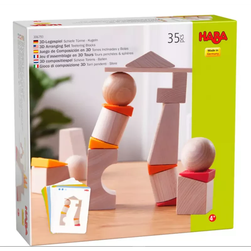 Jeu D'assemblage En 3D Ça Penche - Haba 3 Jeu D'assemblage En 3D Ça Penche - Haba