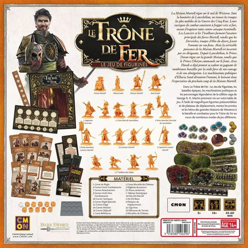 CMON Le Trône De Fer : Le Jeu De Figurines - Martel (Base) 5 CMON Le Trône De Fer : Le Jeu De Figurines - Martel (Base) – Image 3