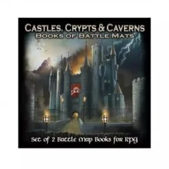Livre Plateau De Jeu : Pack De 2 Livres Castles, Crypts & Caverns (60x60cm)
