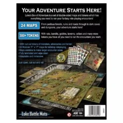 Box Of Adventure - Vallée Du Péril -Périphériques De Jeu Soldes livre plateau de jeu pack de 2 livres towns taverns 60x60cm p image 35727 grande