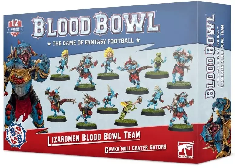 Blood Bowl - Lizardmen Team : Gwaka'moli Crater Gators 3 Blood Bowl - Lizardmen Team : Gwaka'moli Crater Gators
