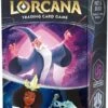 Ravensburger Lorcana - Chapitre Deux : L'ascension Des Floodborn - Deck De Démarrage - Merlin Et Tiana (Améthyste Acier) -Périphériques De Jeu Soldes lorcana chapitre deux l ascension des floodborn deck de demarrage merlin et tiana amethyst p image 54251 grande
