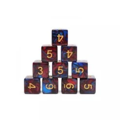 Lot De 10 Dés 6 Faces Colorés 7 Lot De 10 Dés 6 Faces Colorés -Périphériques De Jeu Soldes lot de 10 des 6 faces colores p image 35560 grande