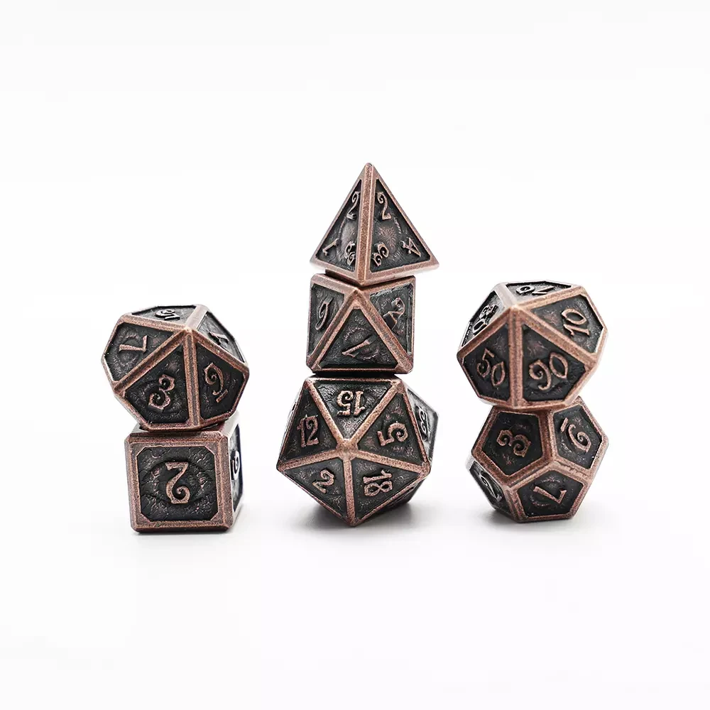 Lot De 7 Dés Métal - 16mm 5 Lot De 7 Dés Métal - 16mm – Image 3