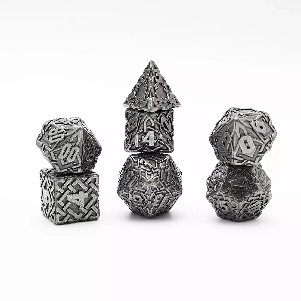 Lot De 7 Dés Métal - 16mm 6 Lot De 7 Dés Métal - 16mm – Image 4