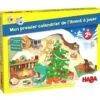 Mon Premier Calendrier De L'Avent à Jouer - Noël Chez La Famille Ours - Haba -Périphériques De Jeu Soldes mon premier calendrier de l avent a jouer noel chez la famille ours p image 41307 grande