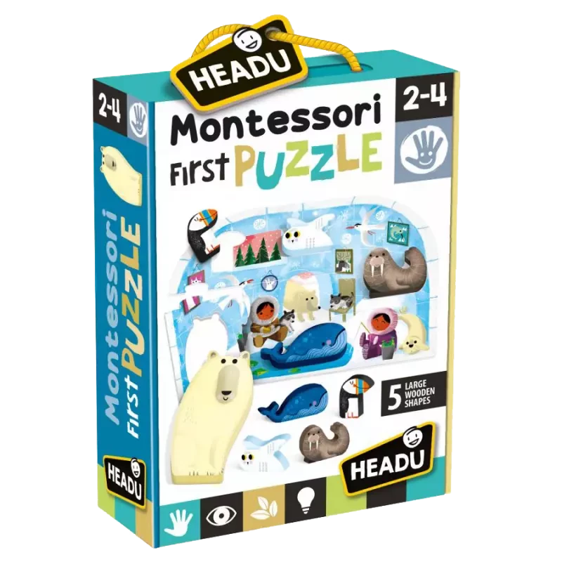 Montessori First Puzzle : The Pole 3 Montessori First Puzzle : The Pole