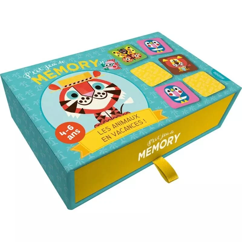 P'tit Jeu De Mémory - Les Animaux En Vacances ! 3 P'tit Jeu De Mémory - Les Animaux En Vacances !