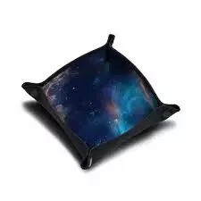 Piste De Dés - Blue Galaxy - 21X21 Cm