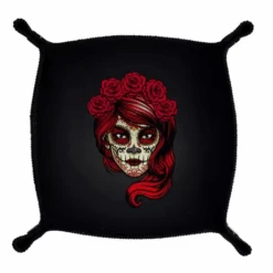 Piste De Dés - Calaveras Girl - 21X21 Cm