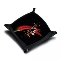 Piste De Dés + Dé - Chilly's - 21X21 Cm