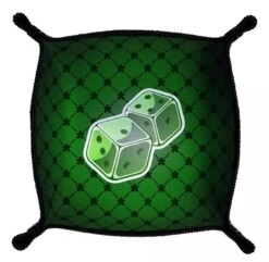 Piste De Dés - Roller Green - 21X21 Cm