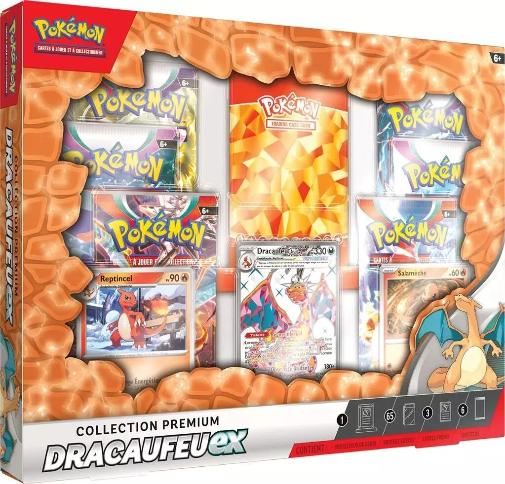 POKEMON Pokémon - Coffret Premium Dracaufeu Ex - Novembre 2023 3 POKEMON Pokémon - Coffret Premium Dracaufeu Ex - Novembre 2023