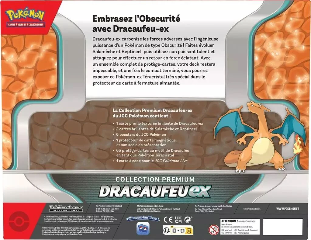 POKEMON Pokémon - Coffret Premium Dracaufeu Ex - Novembre 2023 4 POKEMON Pokémon - Coffret Premium Dracaufeu Ex - Novembre 2023 – Image 2