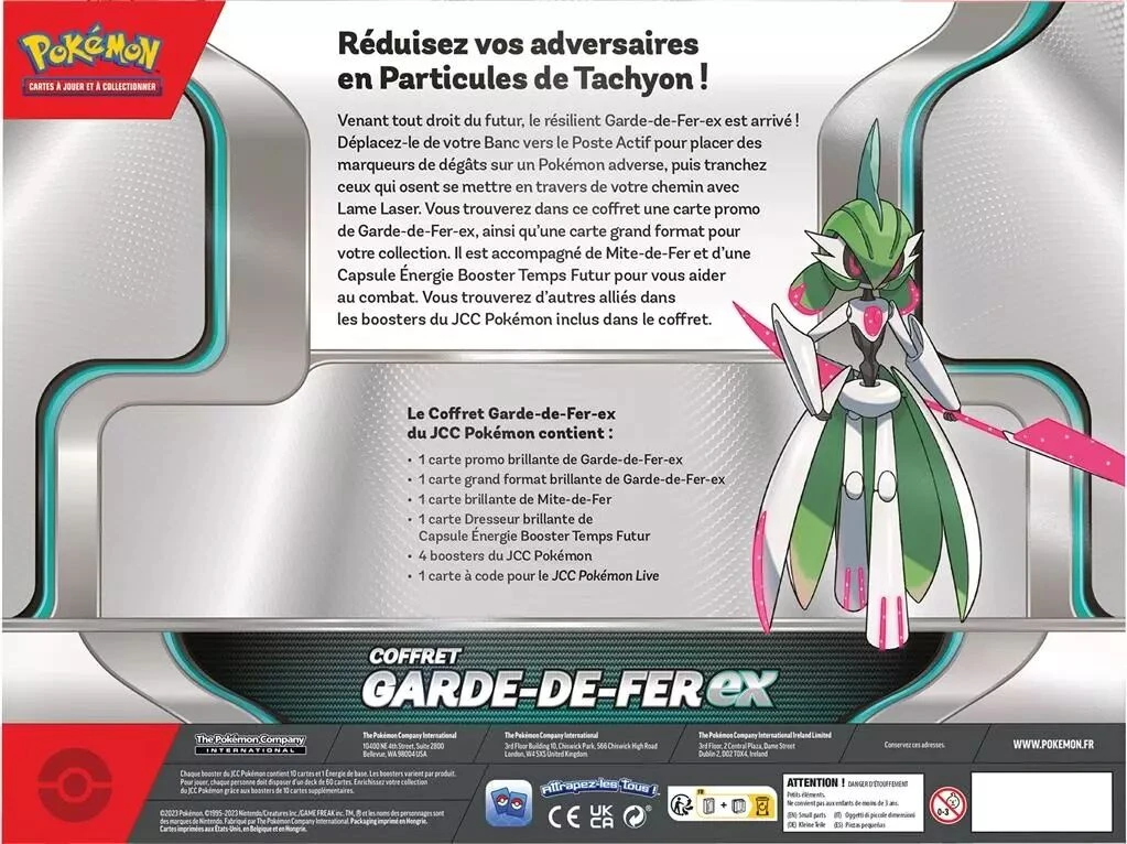 Pokemon - Écarlate Et Violet - Coffret 4 Boosters Rugit-Lune EX / Garde-de-Fer EX 4 Pokemon - Écarlate Et Violet - Coffret 4 Boosters Rugit-Lune EX / Garde-de-Fer EX – Image 2