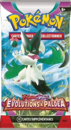 Pokemon EV02 : Booster Écarlate Et Violet Évoluton à Paldéa -Périphériques De Jeu Soldes pokemon ev02 booster ecarlate et violet evoluton a paldea p image 48627 grande