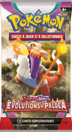 Pokemon EV02 : Booster Écarlate Et Violet Évoluton à Paldéa -Périphériques De Jeu Soldes pokemon ev02 booster ecarlate et violet evoluton a paldea p image 48628 grande