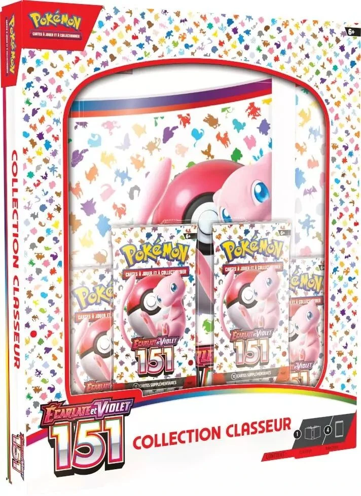 Pokemon EV03.5 - Écarlate Et Violet 151 - Coffret Collection Classeur 3 Pokemon EV03.5 - Écarlate Et Violet 151 - Coffret Collection Classeur
