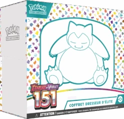 Pokemon EV03.5 - Écarlate Et Violet 151 - Coffret Dresseur D'Élite Ronflex (ETB Ronflex)