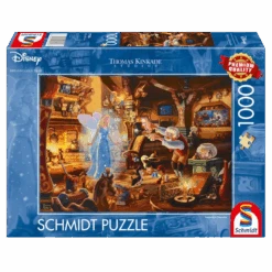 Puzzle Disney - Schmidt - Puzzle 1000 Pièces - Gepetto, Pinocchio Et La Fée