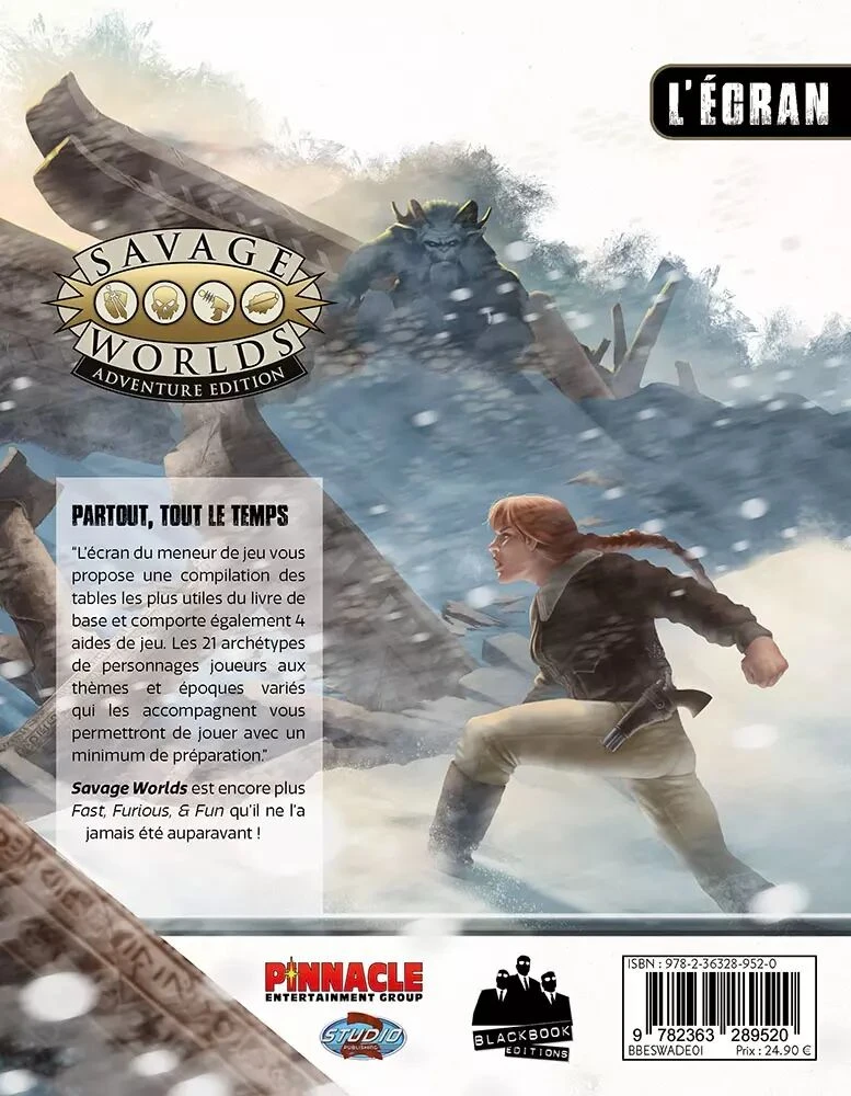 Savage Worlds Adv. Ed. : Écran Du MJ 4 Savage Worlds Adv. Ed. : Écran Du MJ – Image 2