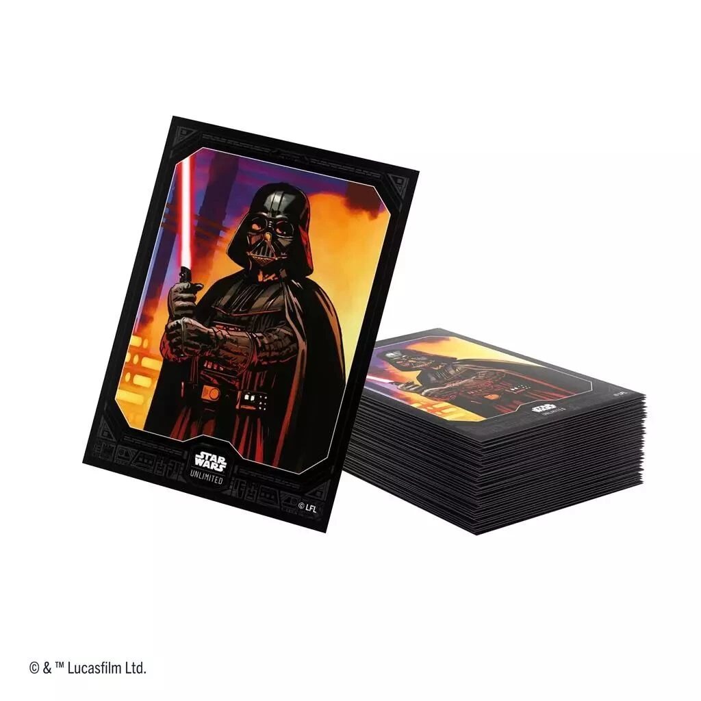 Gamegenic Stars Wars Unlimited - Art Sleeves - Darth Vader 4 Gamegenic Stars Wars Unlimited - Art Sleeves - Darth Vader – Image 2