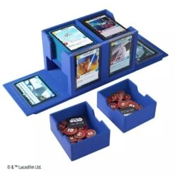 Gamegenic Stars Wars Unlimited - Double Deck Pod - Blue -Périphériques De Jeu Soldes stars wars unlimited double deck pod blue p image 54828 grande