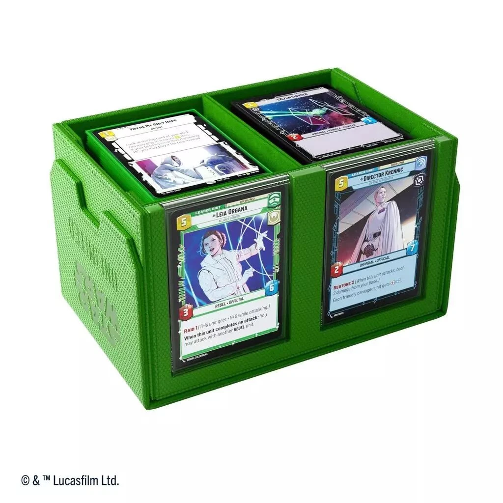 Gamegenic Stars Wars Unlimited - Double Deck Pod - Green 5 Gamegenic Stars Wars Unlimited - Double Deck Pod - Green – Image 3