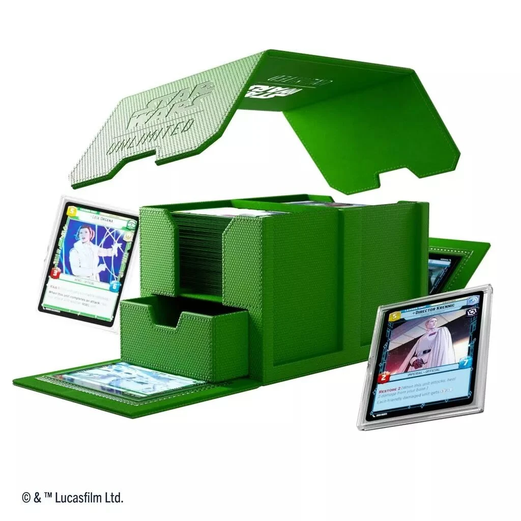 Gamegenic Stars Wars Unlimited - Double Deck Pod - Green 7 Gamegenic Stars Wars Unlimited - Double Deck Pod - Green – Image 5