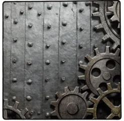 Tapis De Jeux - Rusty Gear - 76X76 Cm