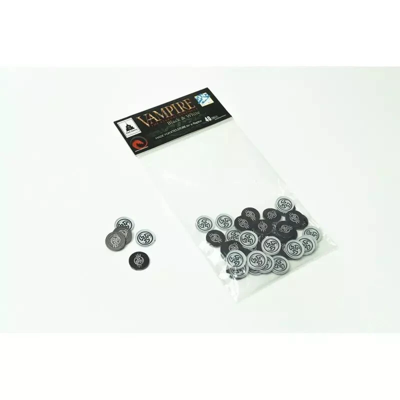 Vampire: The Eternal Struggle - Counters - Black And White 3 Vampire: The Eternal Struggle - Counters - Black And White
